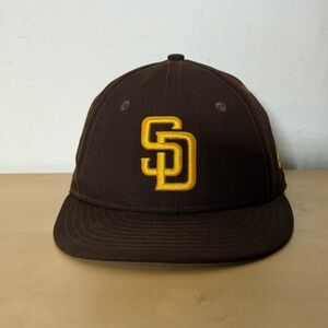 New Era Brown San Diego Padres Authentic Collection On-Field Hat 59FIFTY 7 1/4